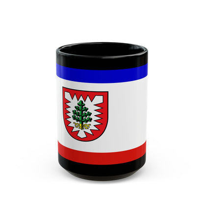 Flag of Pinneberg Germany - Black Coffee Mug-15oz-The Sticker Space