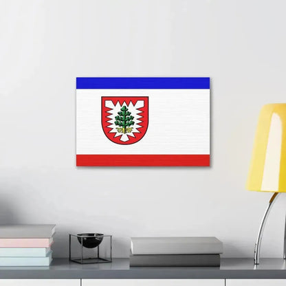 Flag of Pinneberg Germany - Canvas Wall Art - The Sticker Space
