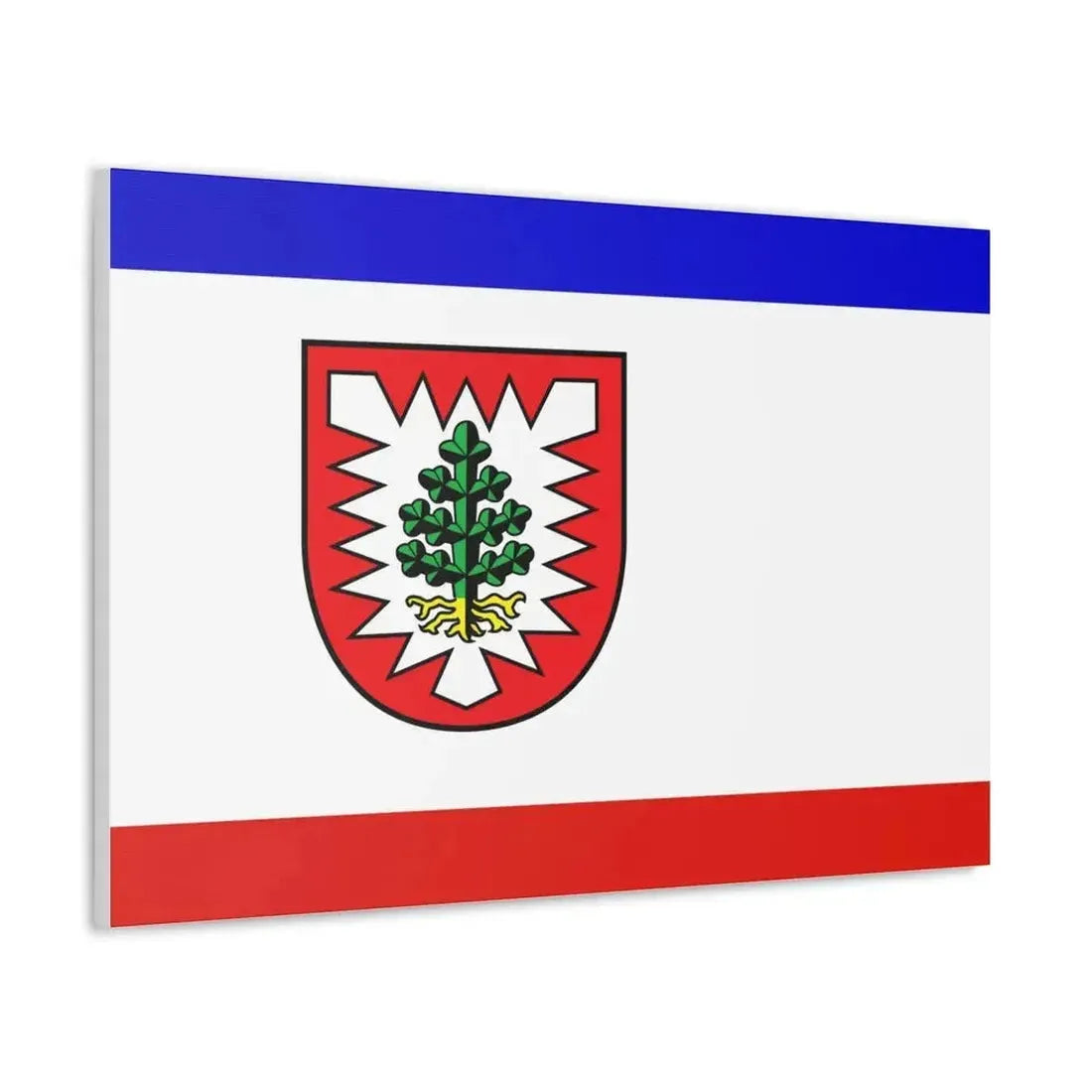 Flag of Pinneberg Germany - Canvas Wall Art - The Sticker Space