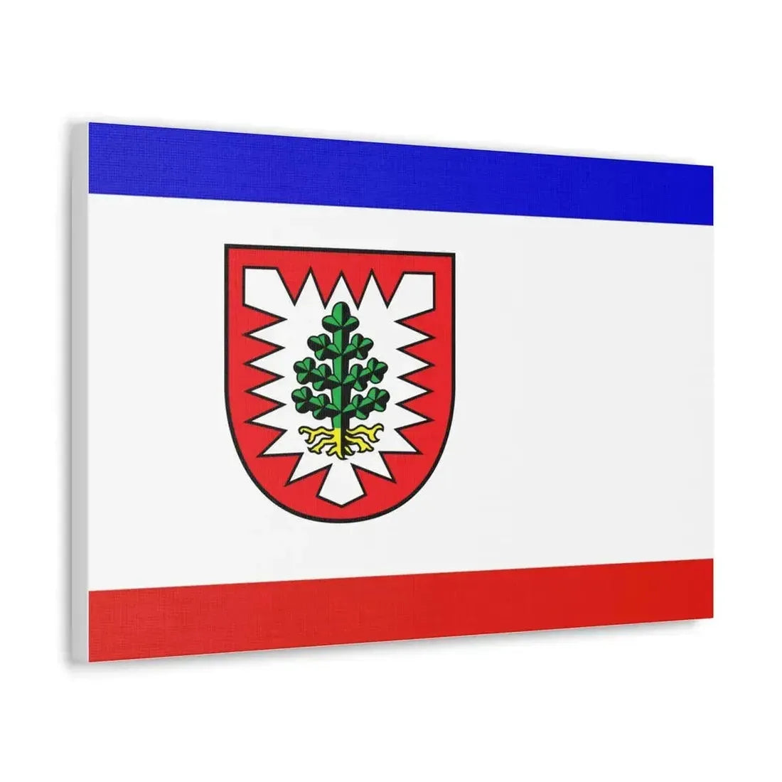 Flag of Pinneberg Germany - Canvas Wall Art - The Sticker Space