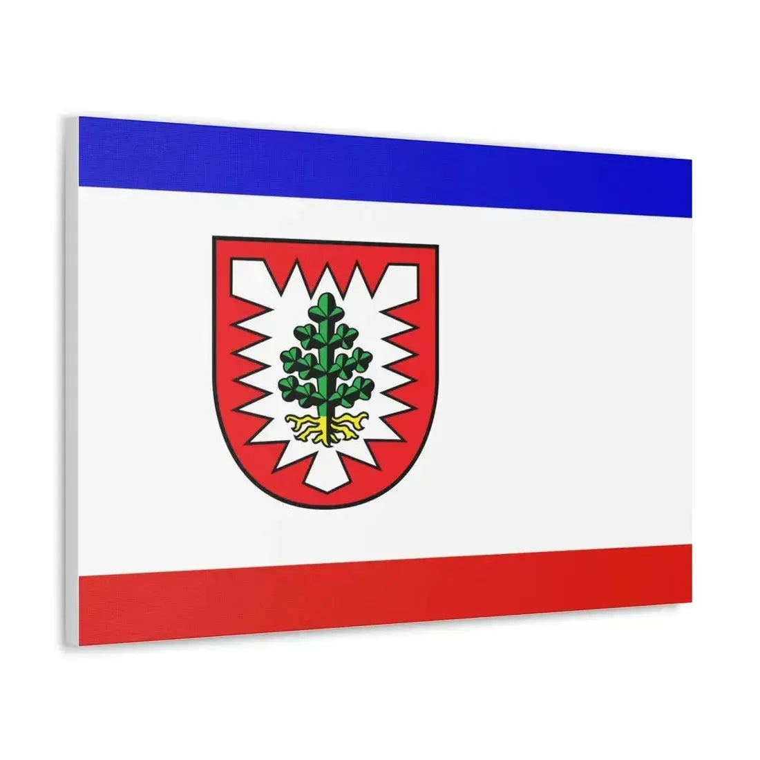 Flag of Pinneberg Germany - Canvas Wall Art - The Sticker Space