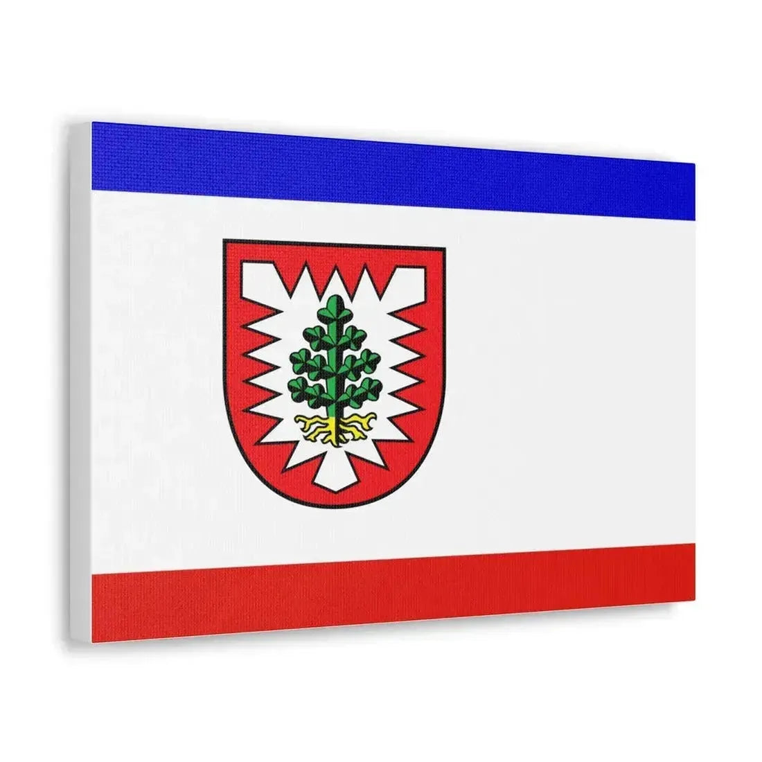 Flag of Pinneberg Germany - Canvas Wall Art - The Sticker Space