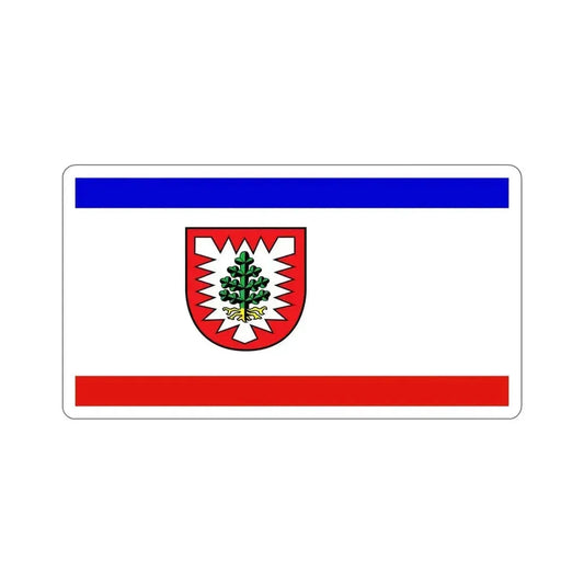 Flag of Pinneberg Germany STICKER Vinyl Die-Cut Decal 6 Inch - The Sticker Space