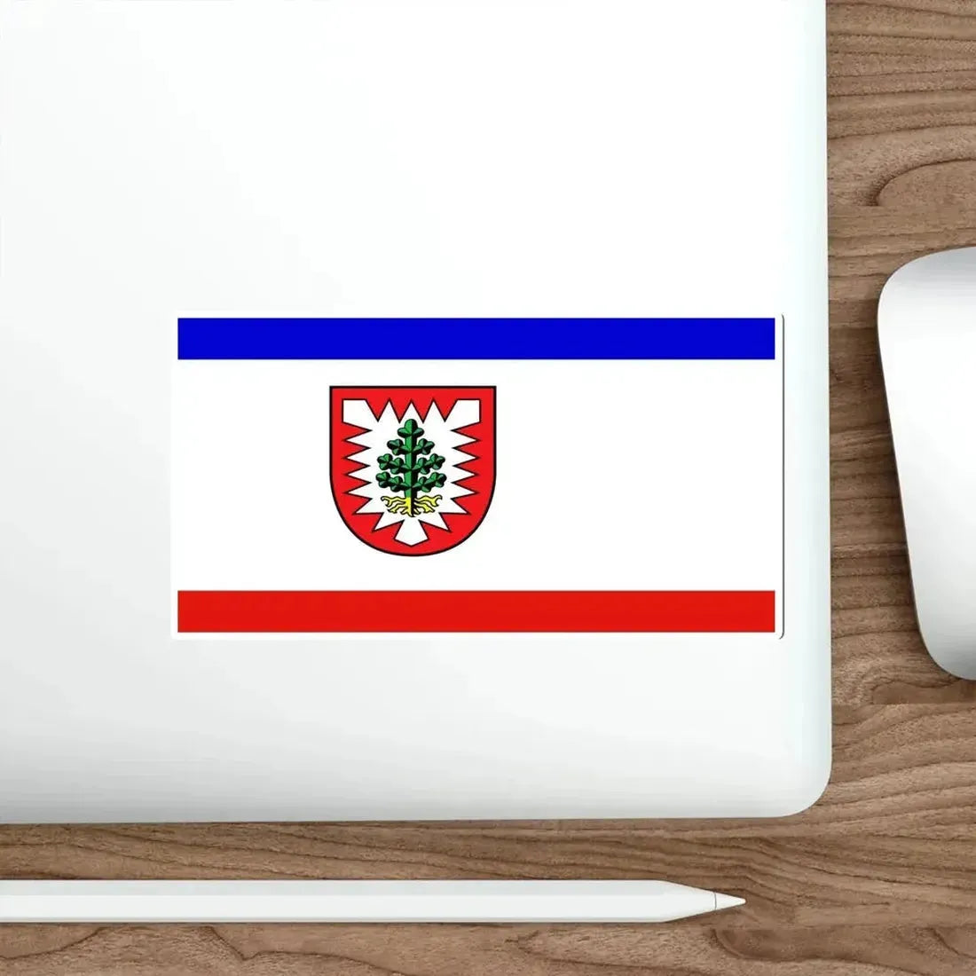 Flag of Pinneberg Germany STICKER Vinyl Die-Cut Decal - The Sticker Space