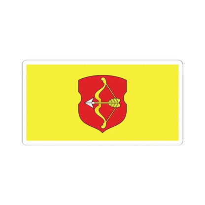 Flag of Pinsk (Belarus) STICKER Vinyl Kiss-Cut Decal 2 Inch White - The Sticker Space
