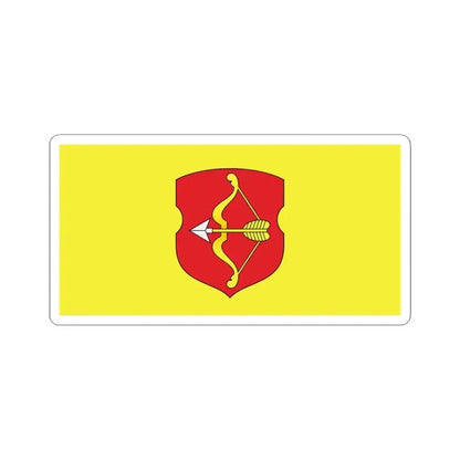 Flag of Pinsk (Belarus) STICKER Vinyl Kiss-Cut Decal 3 Inch White - The Sticker Space