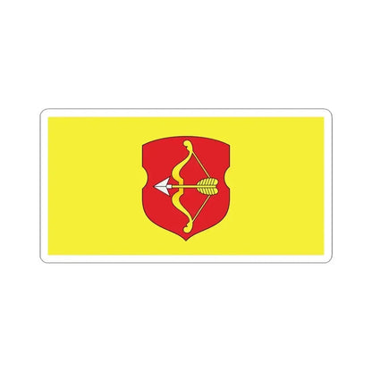 Flag of Pinsk (Belarus) STICKER Vinyl Kiss-Cut Decal 6 Inch White - The Sticker Space