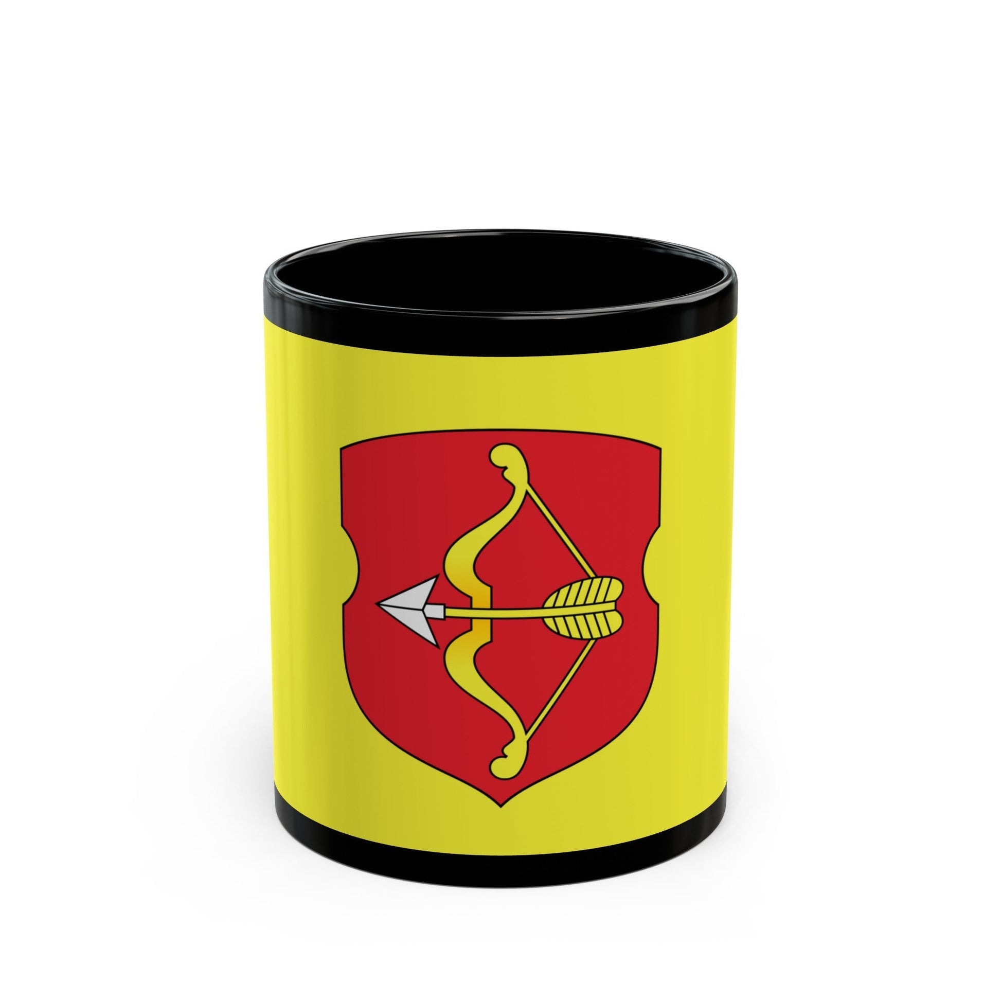 Flag of Pinsk Russia - Black Coffee Mug-11oz-The Sticker Space