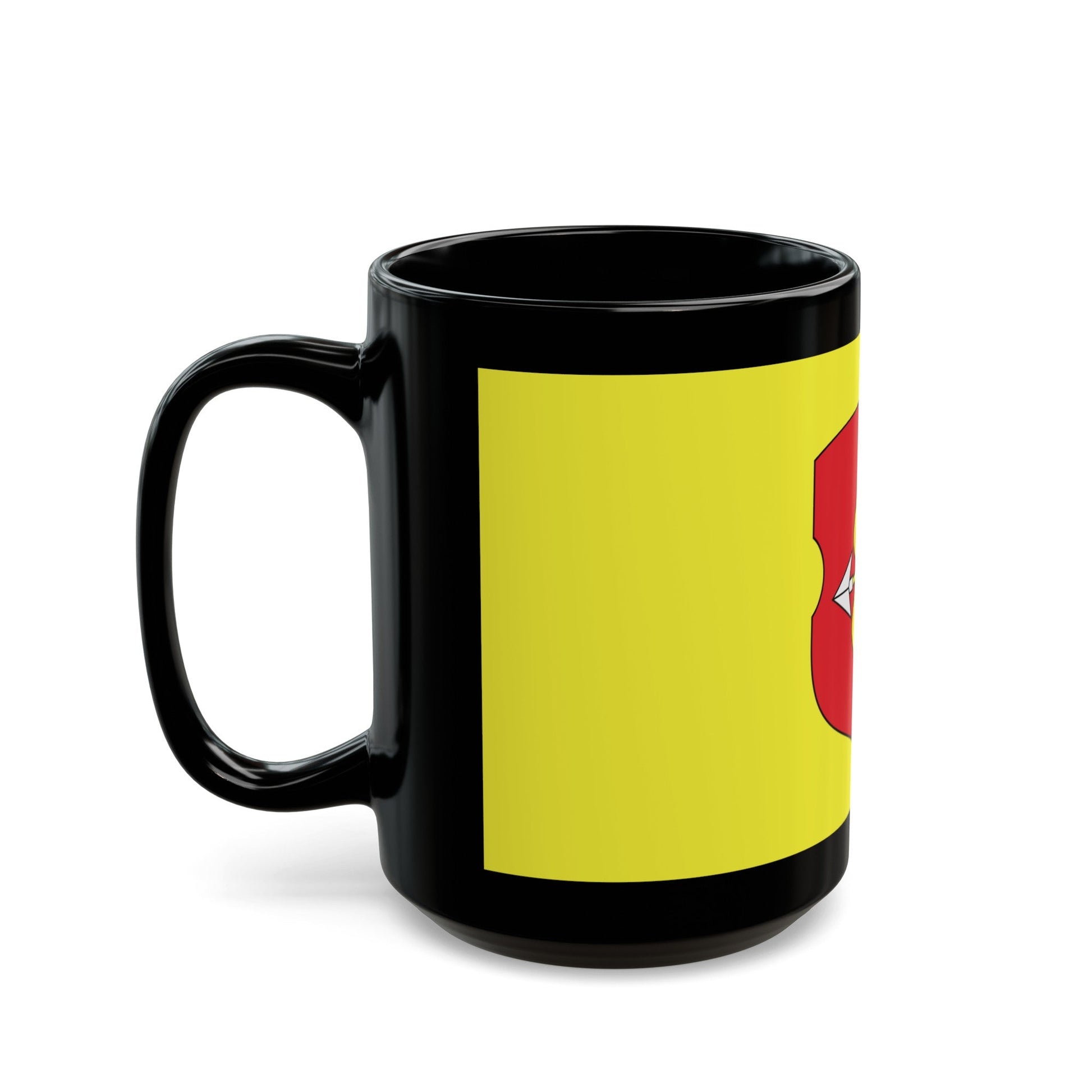 Flag of Pinsk Russia - Black Coffee Mug-The Sticker Space