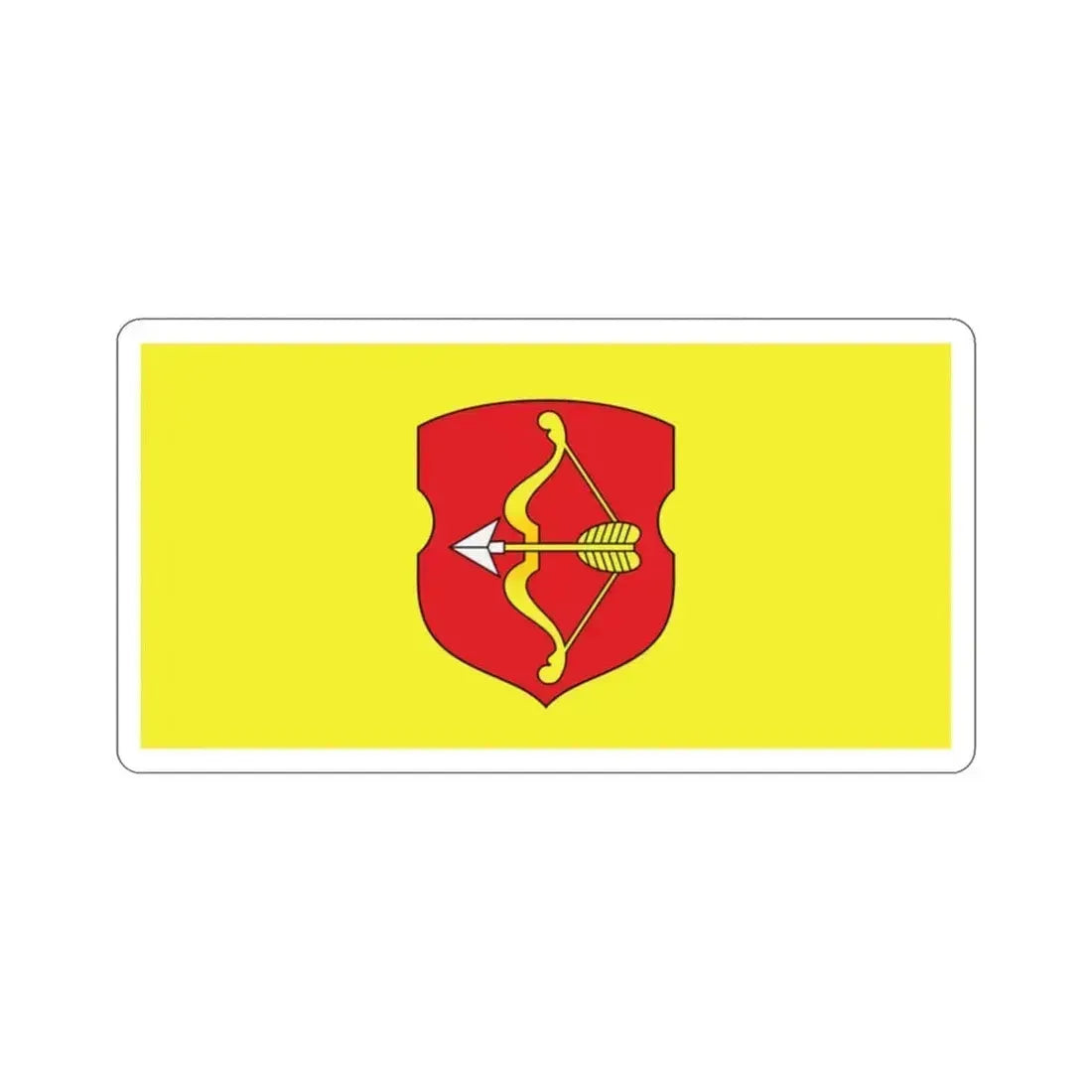 Flag of Pinsk Russia STICKER Vinyl Die-Cut Decal 2 Inch - The Sticker Space