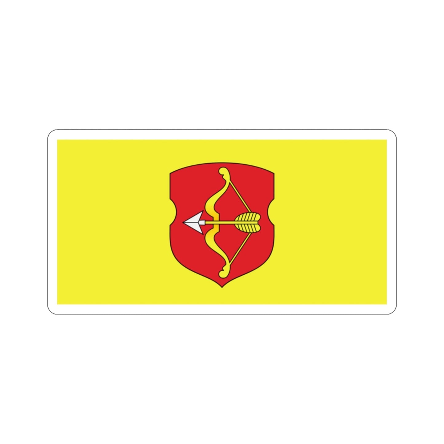 Flag of Pinsk Russia STICKER Vinyl Die-Cut Decal-2 Inch-The Sticker Space