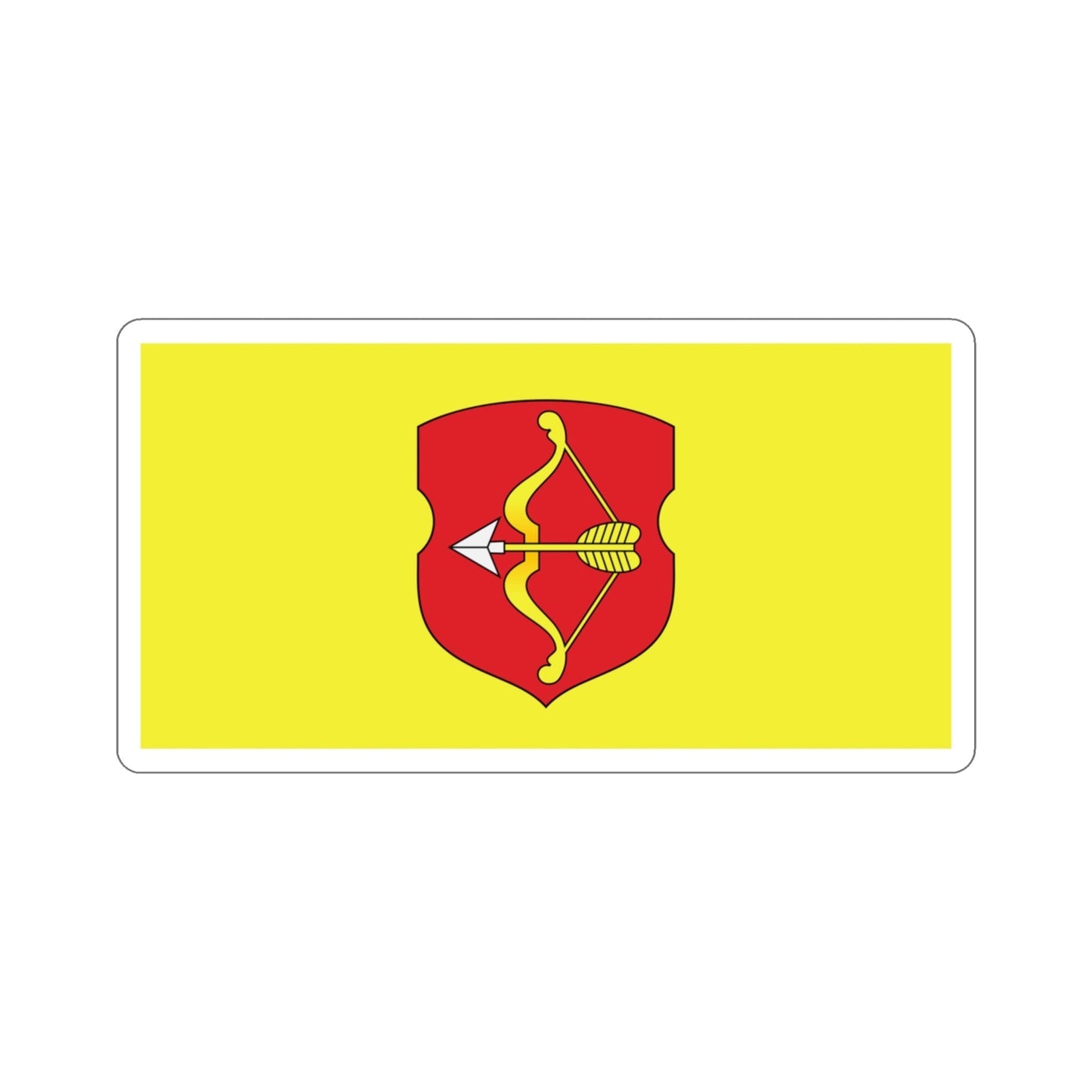 Flag of Pinsk Russia STICKER Vinyl Die-Cut Decal-3 Inch-The Sticker Space