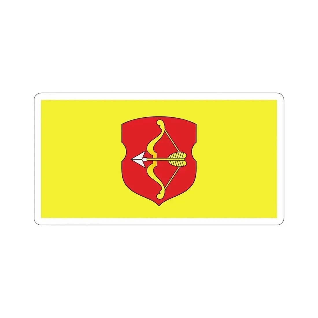 Flag of Pinsk Russia STICKER Vinyl Die-Cut Decal 5 Inch - The Sticker Space