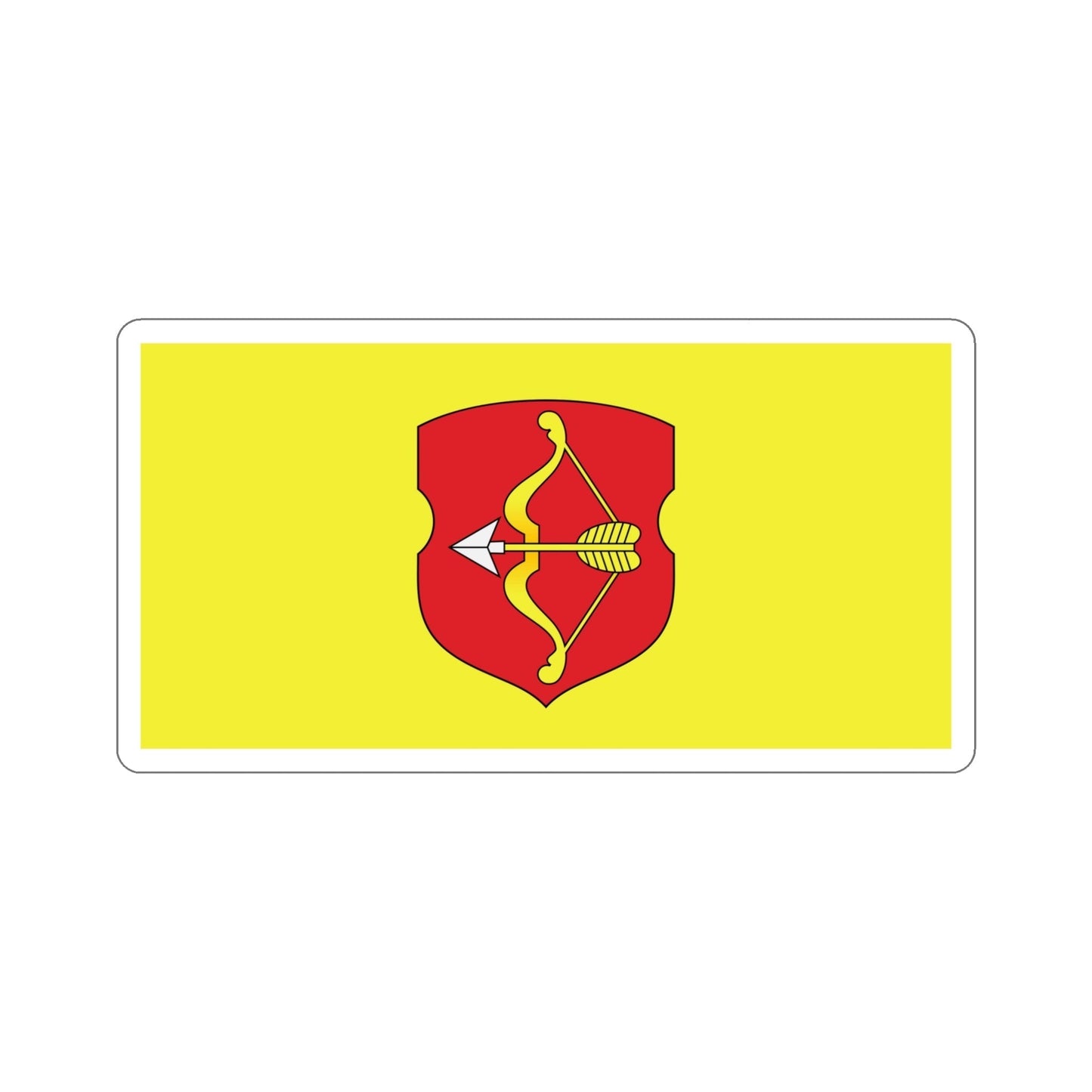 Flag of Pinsk Russia STICKER Vinyl Die-Cut Decal-5 Inch-The Sticker Space