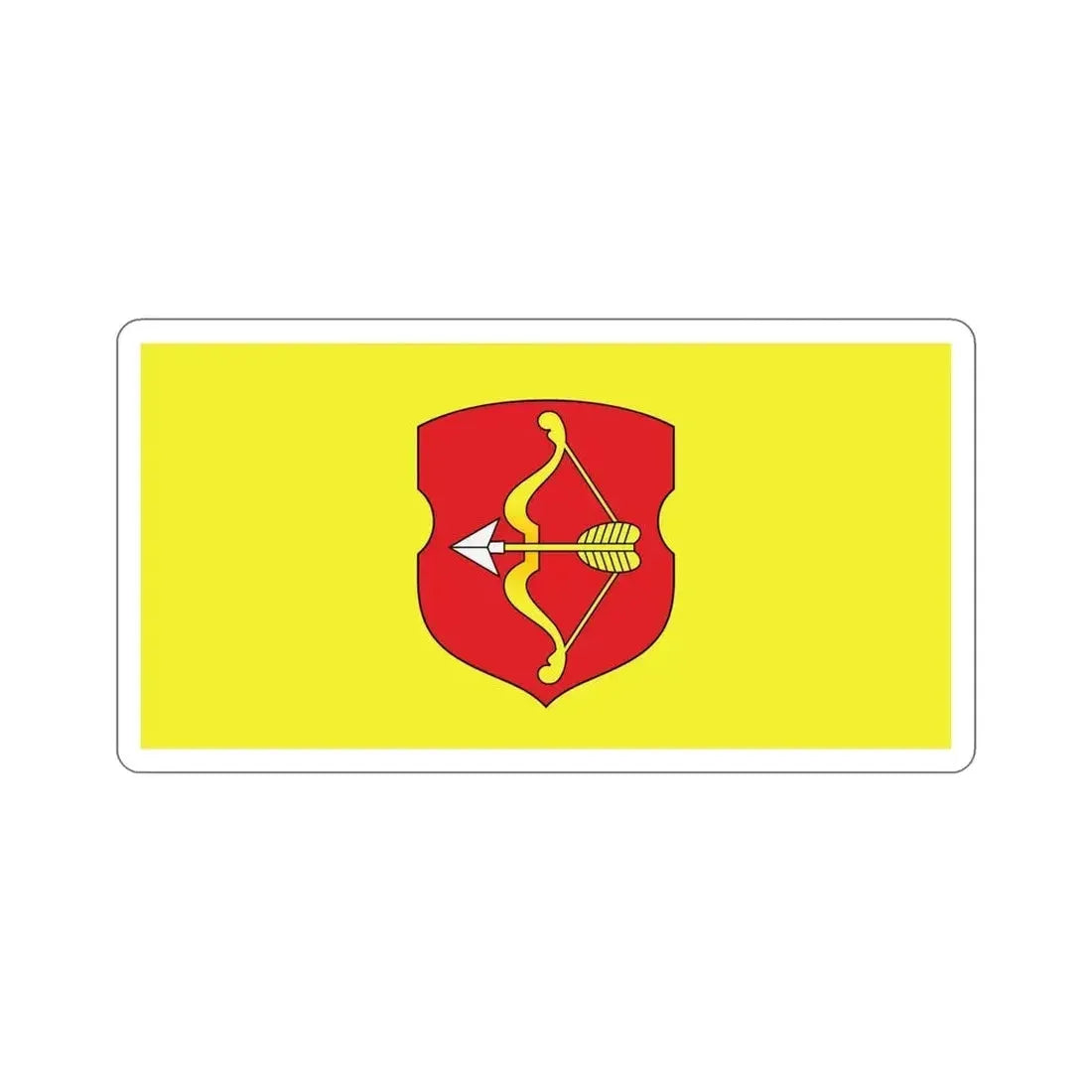 Flag of Pinsk Russia STICKER Vinyl Die-Cut Decal - The Sticker Space