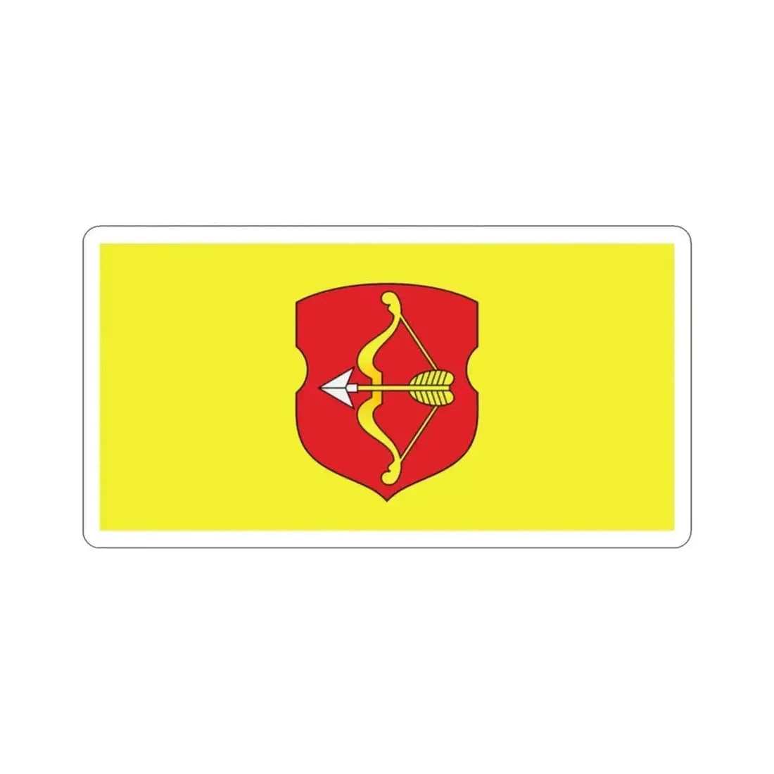 Flag of Pinsk Russia STICKER Vinyl Die-Cut Decal - The Sticker Space