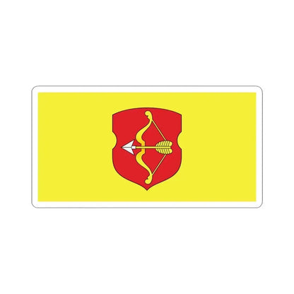 Flag of Pinsk Russia - STICKER Vinyl Kiss-Cut Decal 6 Inch White - The Sticker Space