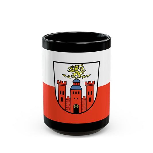 Flag of Pirmasens Germany - Black Coffee Mug-15oz-The Sticker Space