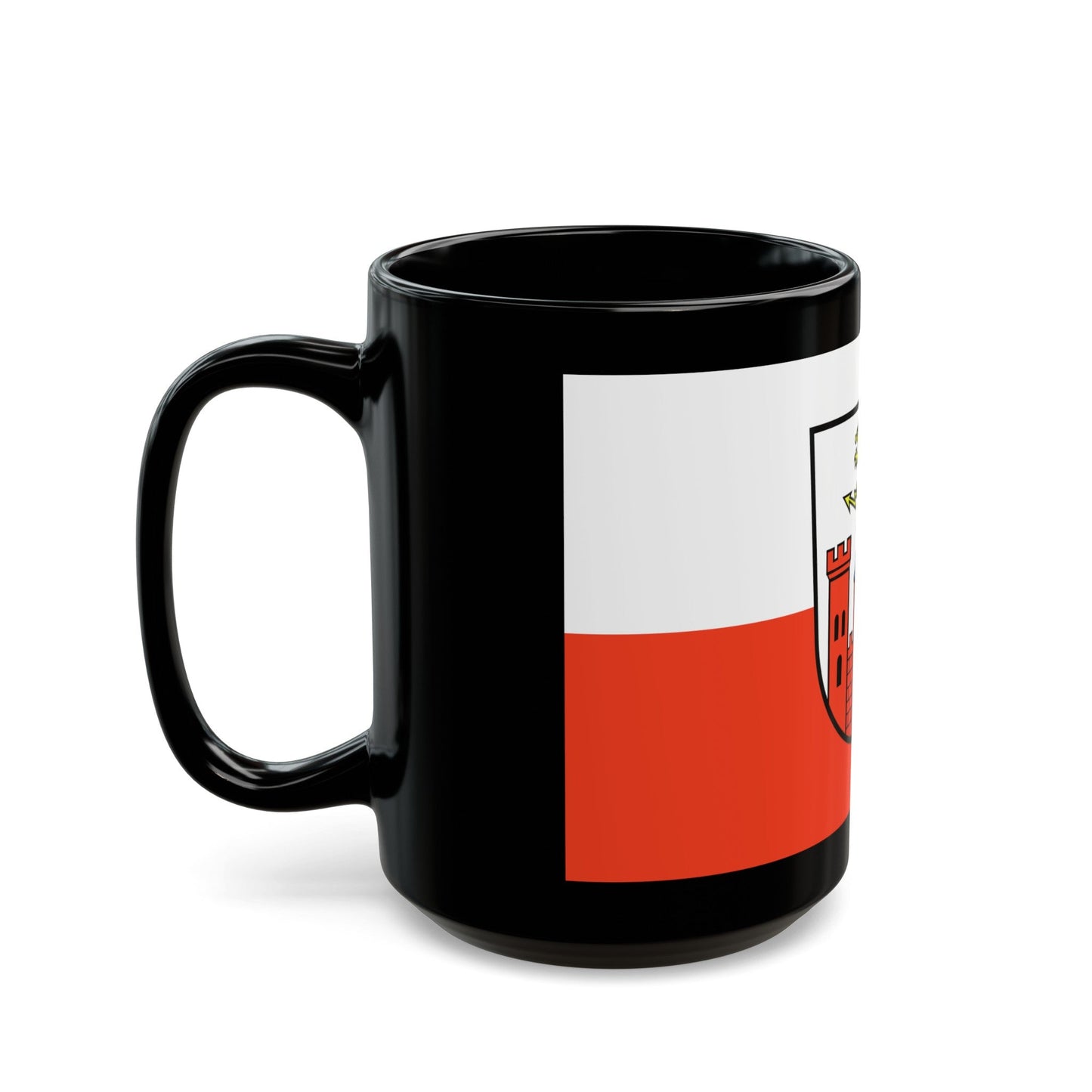 Flag of Pirmasens Germany - Black Coffee Mug-The Sticker Space