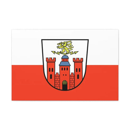Flag of Pirmasens Germany - Canvas Wall Art 30" x 20" 1.25" - The Sticker Space