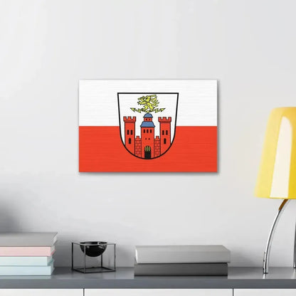 Flag of Pirmasens Germany - Canvas Wall Art - The Sticker Space