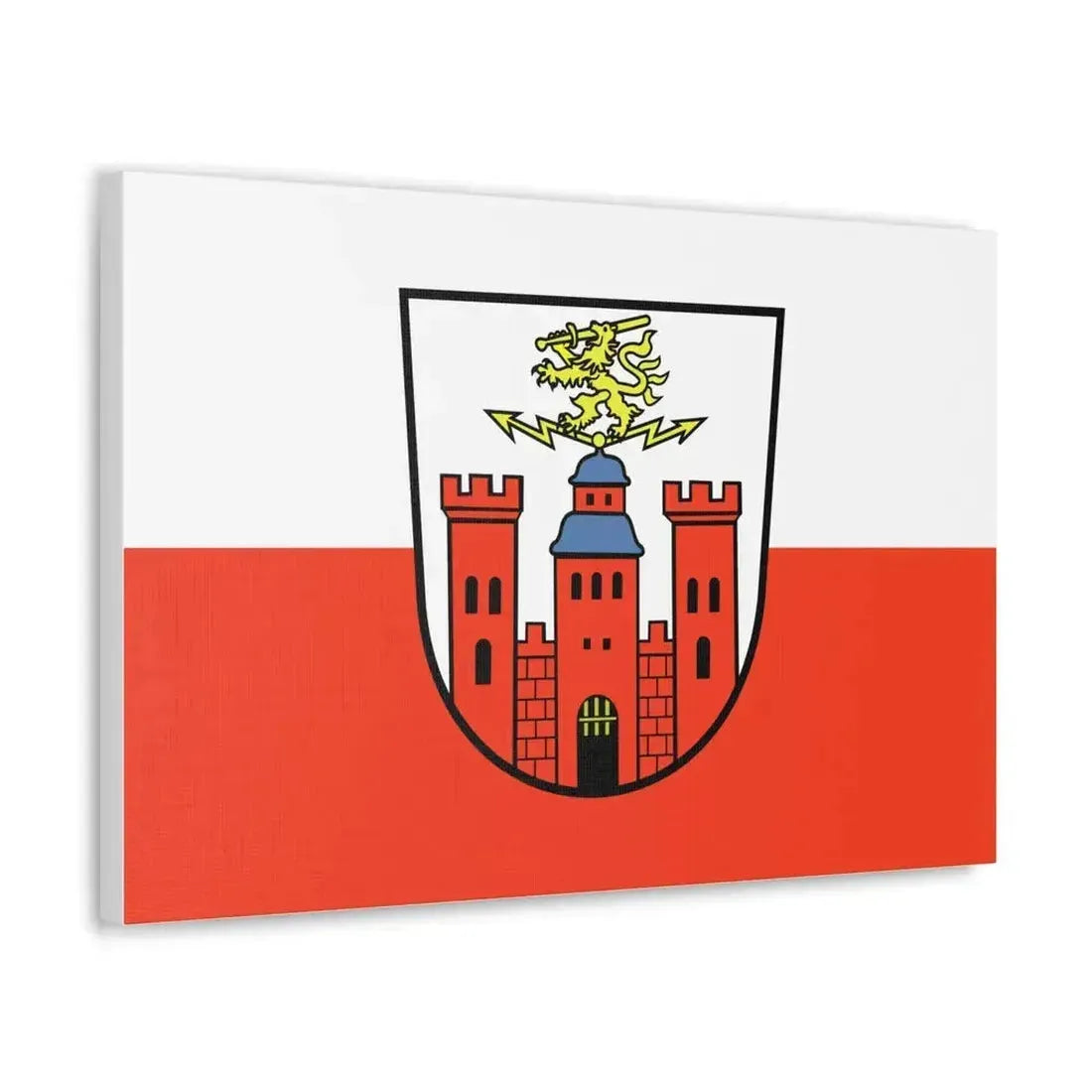 Flag of Pirmasens Germany - Canvas Wall Art - The Sticker Space