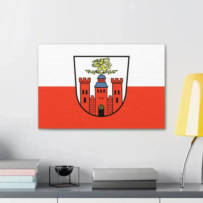 Flag of Pirmasens Germany - Canvas Wall Art - The Sticker Space