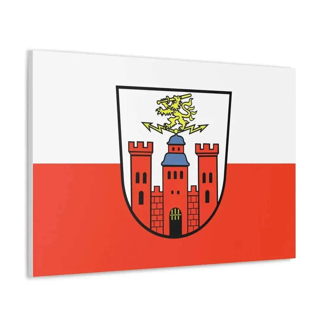 Flag of Pirmasens Germany - Canvas Wall Art - The Sticker Space