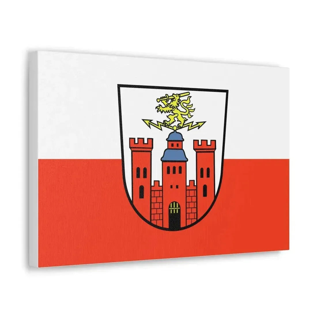 Flag of Pirmasens Germany - Canvas Wall Art - The Sticker Space