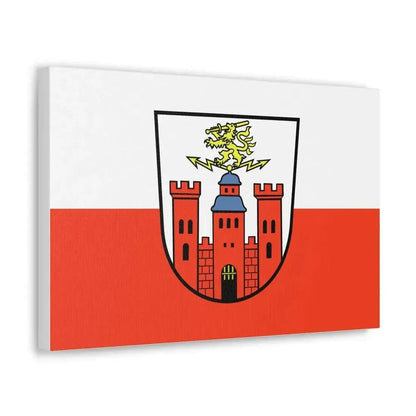 Flag of Pirmasens Germany - Canvas Wall Art - The Sticker Space