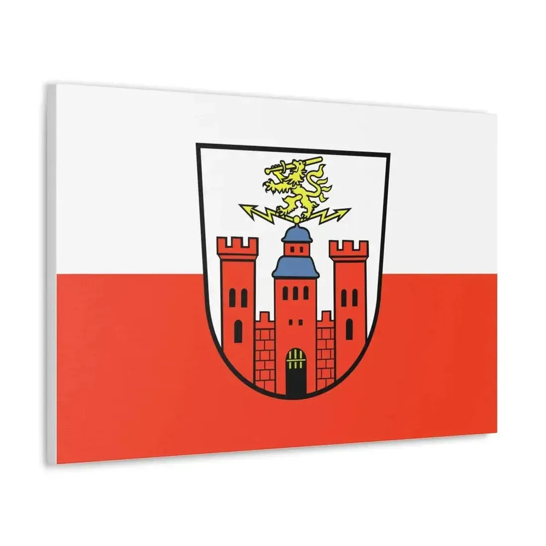 Flag of Pirmasens Germany - Canvas Wall Art - The Sticker Space