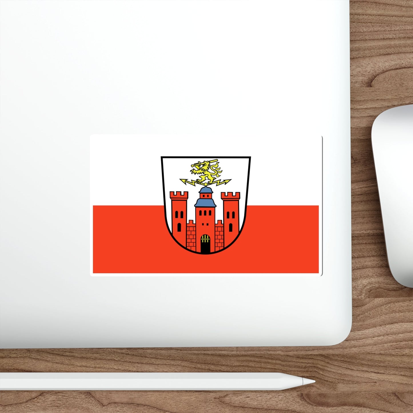 Flag of Pirmasens Germany STICKER Vinyl Die-Cut Decal-The Sticker Space