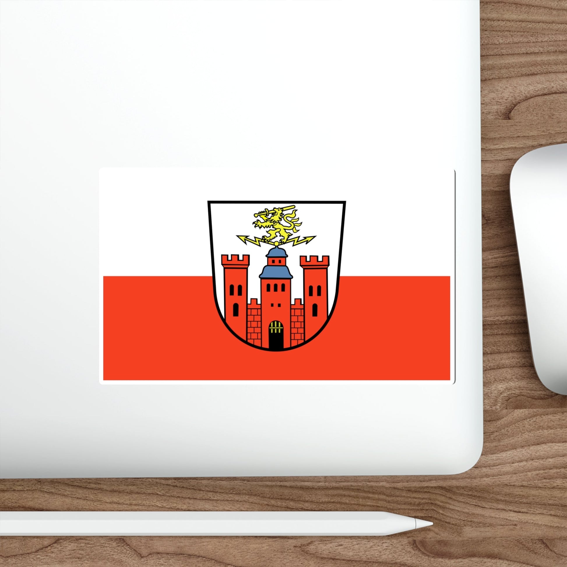 Flag of Pirmasens Germany STICKER Vinyl Die-Cut Decal-The Sticker Space