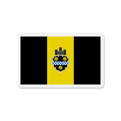 Flag of Pittsburgh Pennsylvania - Die-Cut Magnet-3" x 3"-The Sticker Space