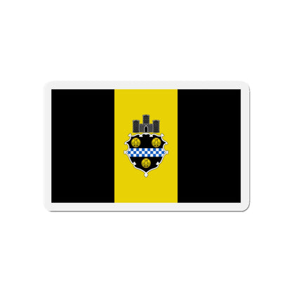 Flag of Pittsburgh Pennsylvania - Die-Cut Magnet-4" x 4"-The Sticker Space