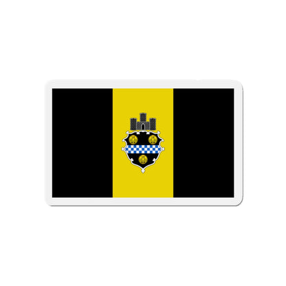 Flag of Pittsburgh Pennsylvania - Die-Cut Magnet-5" x 5"-The Sticker Space