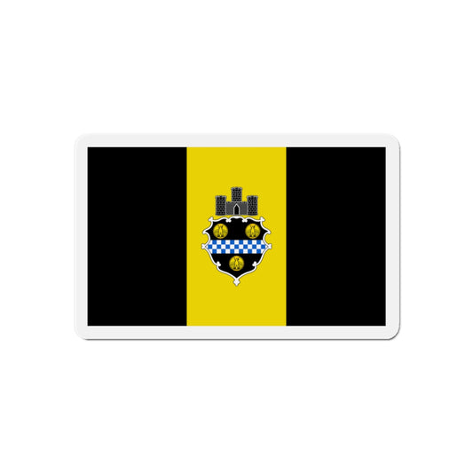 Flag of Pittsburgh Pennsylvania - Die-Cut Magnet-6 × 6"-The Sticker Space