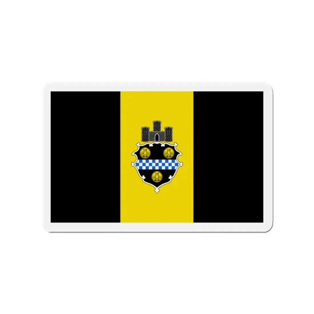 Flag of Pittsburgh Pennsylvania - Refrigerator Magnet 2 Inch - The Sticker Space
