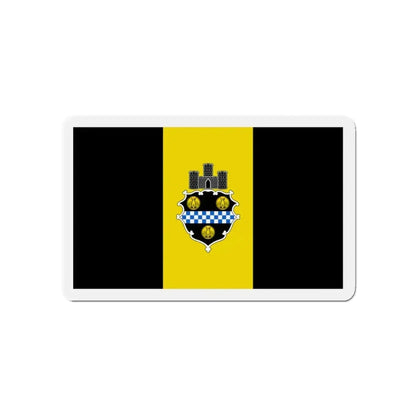 Flag of Pittsburgh Pennsylvania - Refrigerator Magnet 4 Inch - The Sticker Space