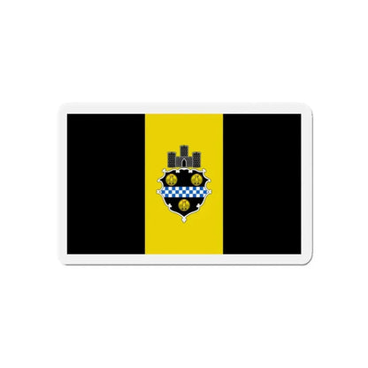 Flag of Pittsburgh Pennsylvania - Refrigerator Magnet 5 Inch - The Sticker Space