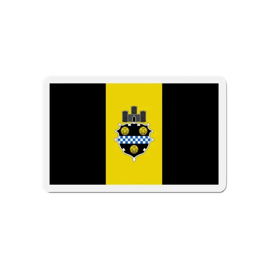 Flag of Pittsburgh Pennsylvania - Refrigerator Magnet - The Sticker Space