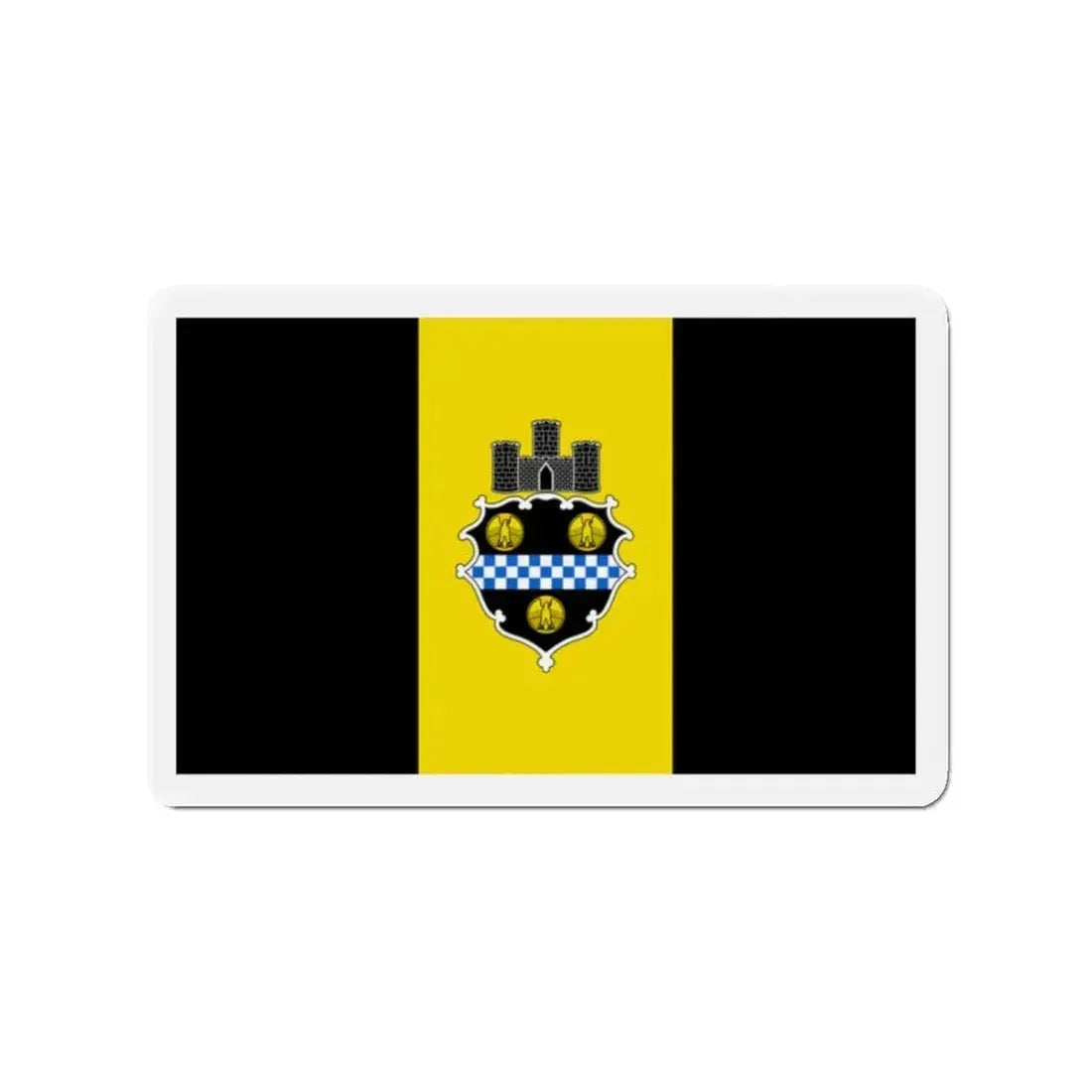 Flag of Pittsburgh Pennsylvania - Refrigerator Magnet - The Sticker Space