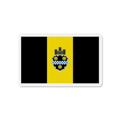Flag of Pittsburgh Pennsylvania - Refrigerator Magnet - The Sticker Space