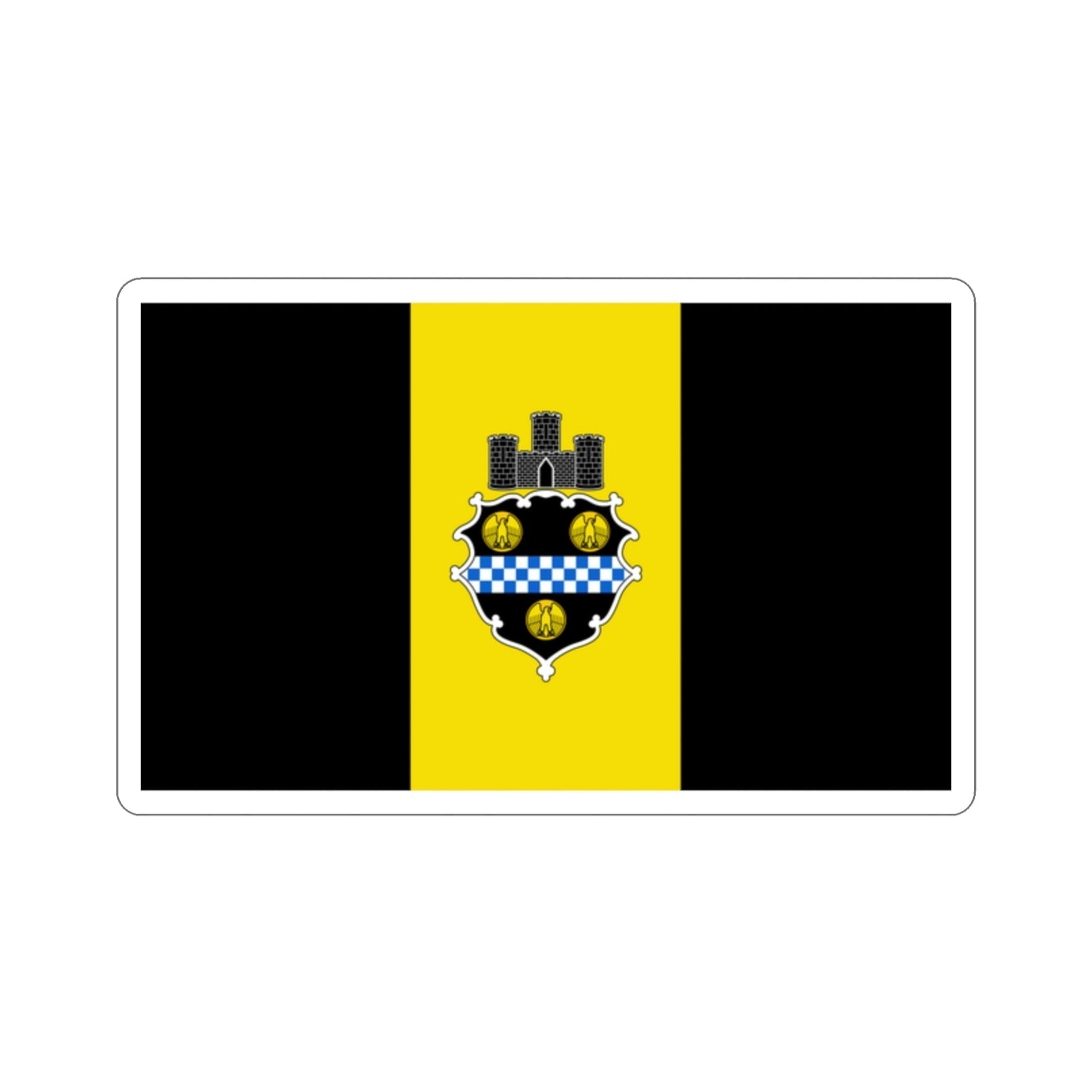 Flag of Pittsburgh Pennsylvania USA STICKER Vinyl Die-Cut Decal-2 Inch-The Sticker Space