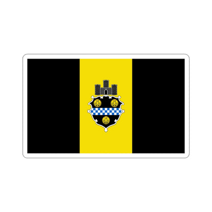 Flag of Pittsburgh Pennsylvania USA STICKER Vinyl Die-Cut Decal-4 Inch-The Sticker Space