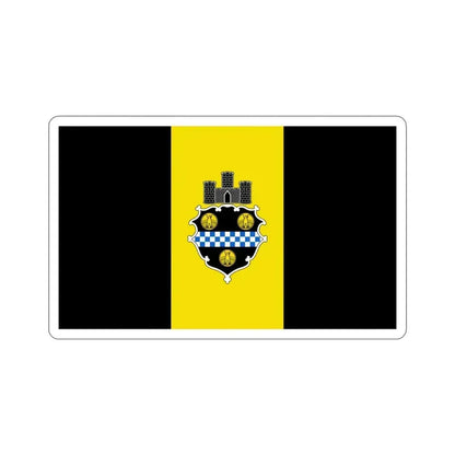 Flag of Pittsburgh Pennsylvania USA STICKER Vinyl Die-Cut Decal 4 Inch - The Sticker Space