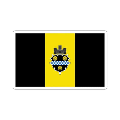 Flag of Pittsburgh Pennsylvania USA STICKER Vinyl Die-Cut Decal 5 Inch - The Sticker Space