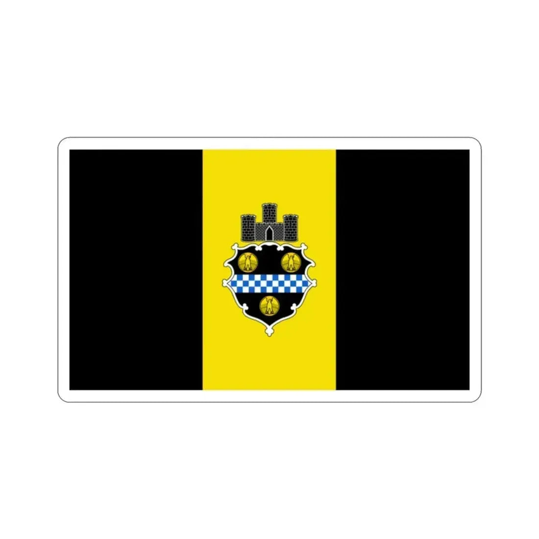 Flag of Pittsburgh Pennsylvania USA STICKER Vinyl Die-Cut Decal - The Sticker Space