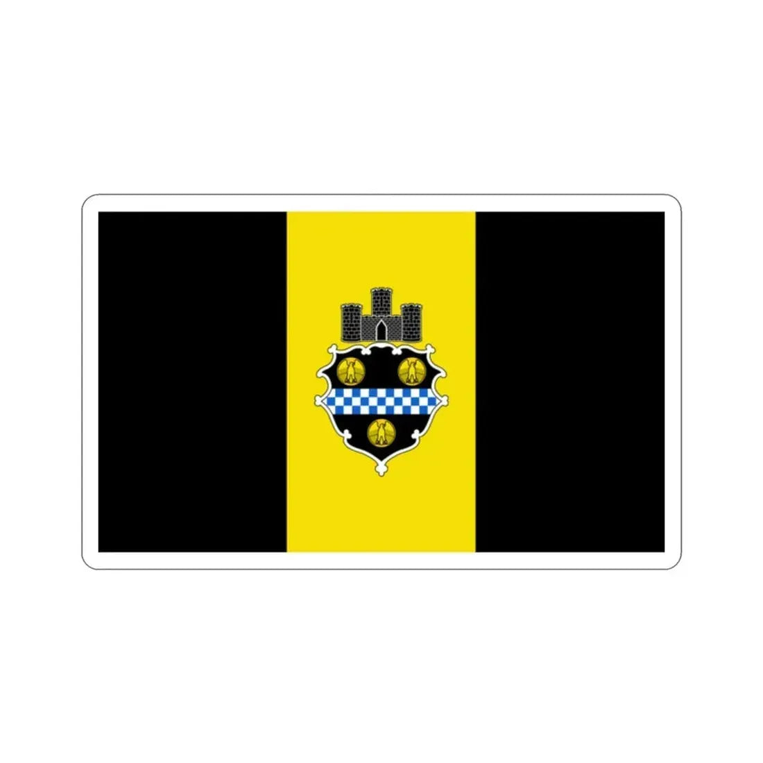Flag of Pittsburgh Pennsylvania USA STICKER Vinyl Die-Cut Decal - The Sticker Space