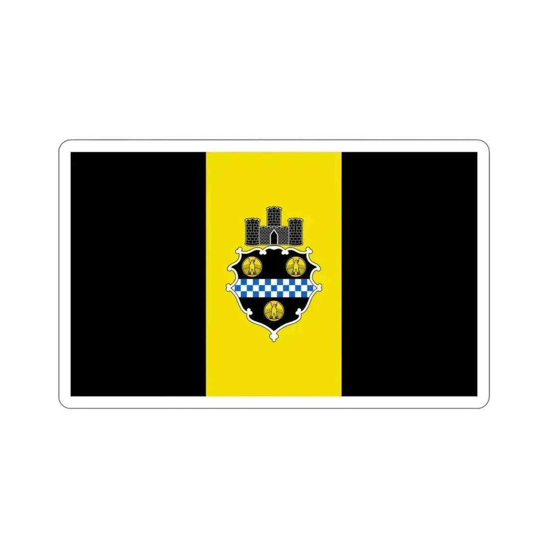 Flag of Pittsburgh Pennsylvania USA STICKER Vinyl Die-Cut Decal - The Sticker Space